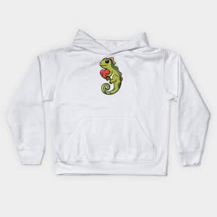 Valentine’s Day with reptile Kids Hoodie